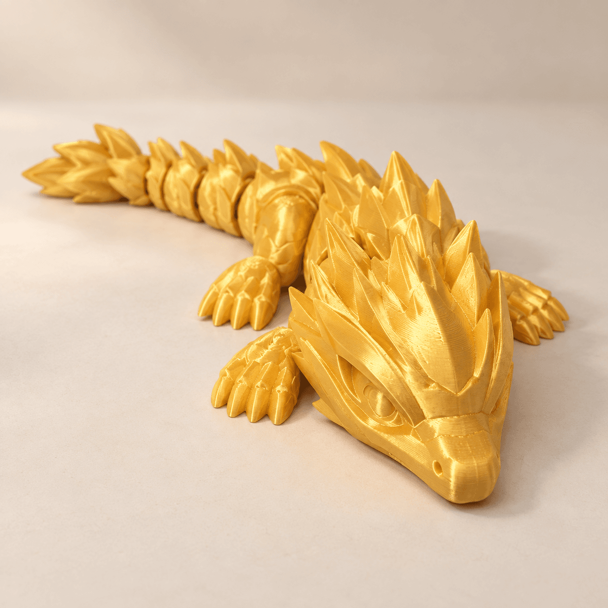 Dragon articulé — Foudre d’or