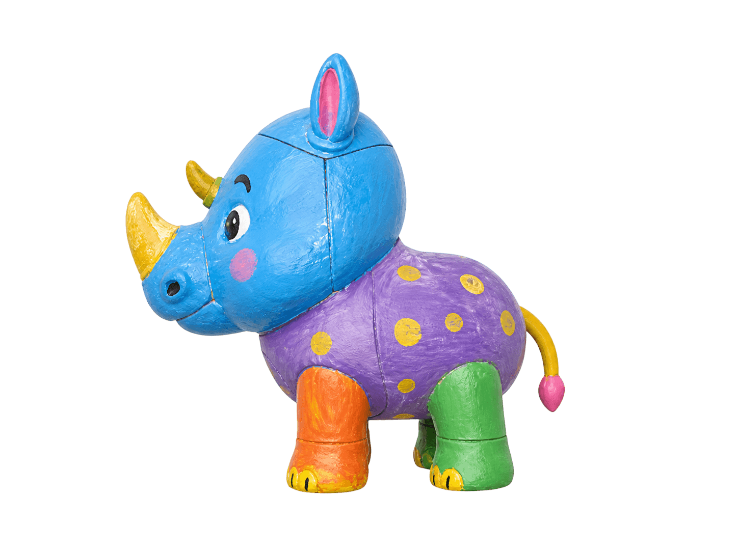 Rhinocéros à assembler et peindre
