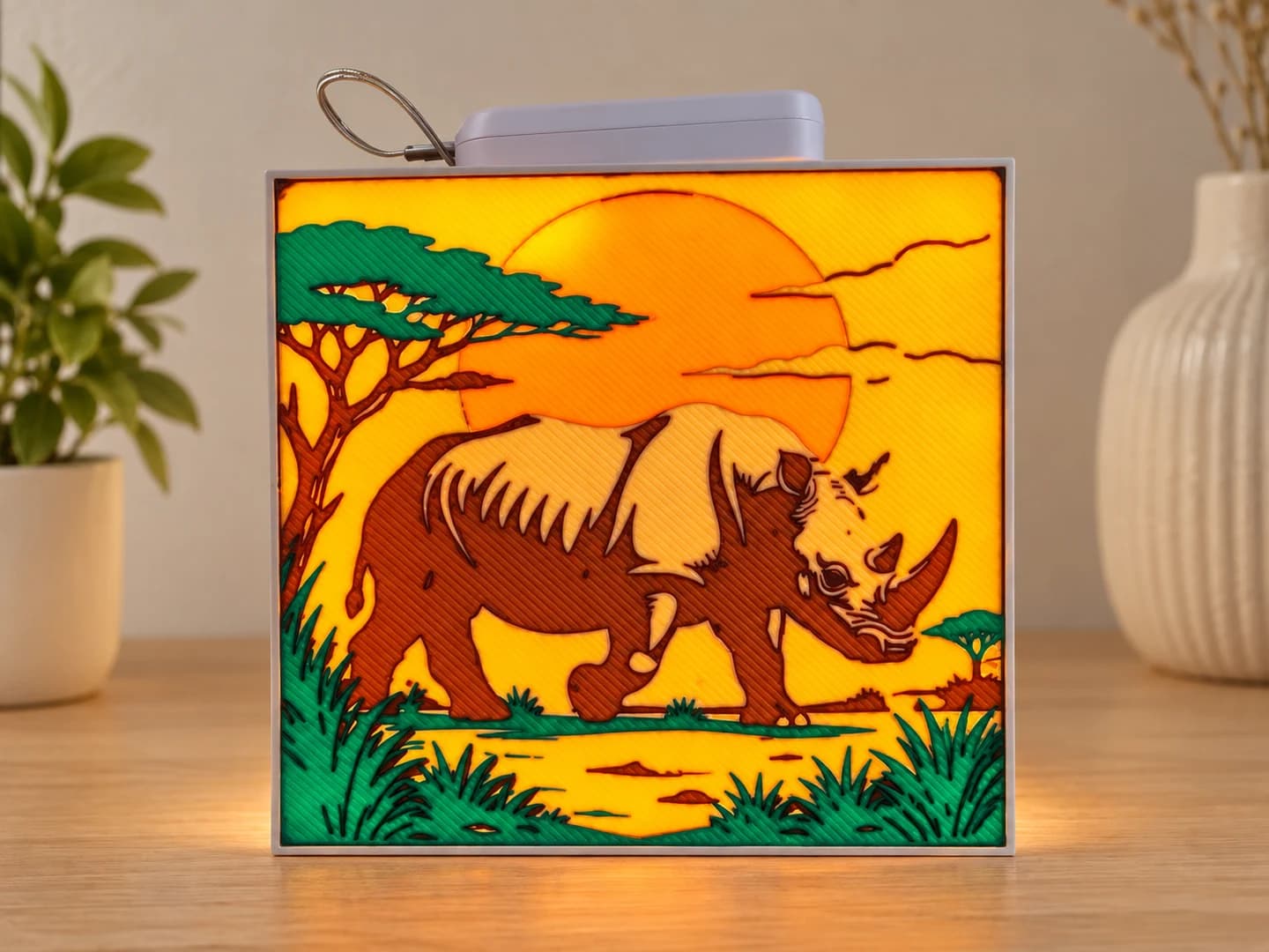 La savane s’illumine